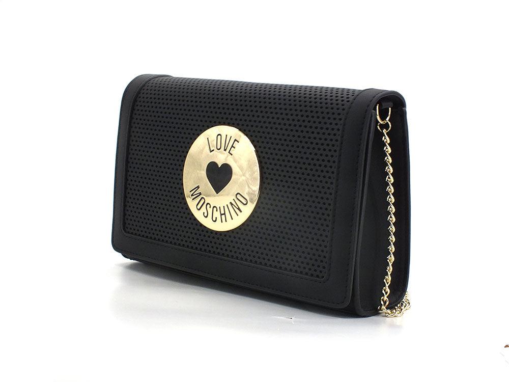 LOVE MOSCHINO Borsa Tracolla Crossbody Logo Nero JC4268PP0EKL100A - Sandrini Calzature e Abbigliamento