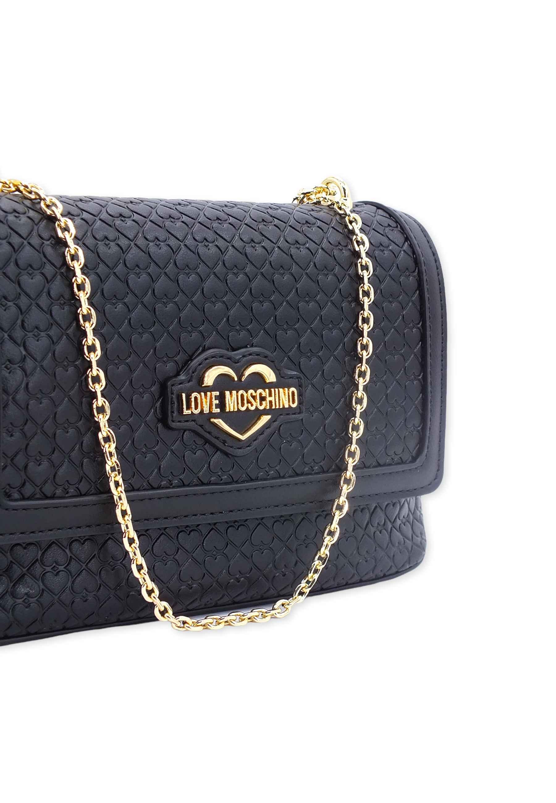 LOVE MOSCHINO Borsa Tracolla Crossbody Nero JC4353PP0FKF0000 - Sandrini Calzature e Abbigliamento