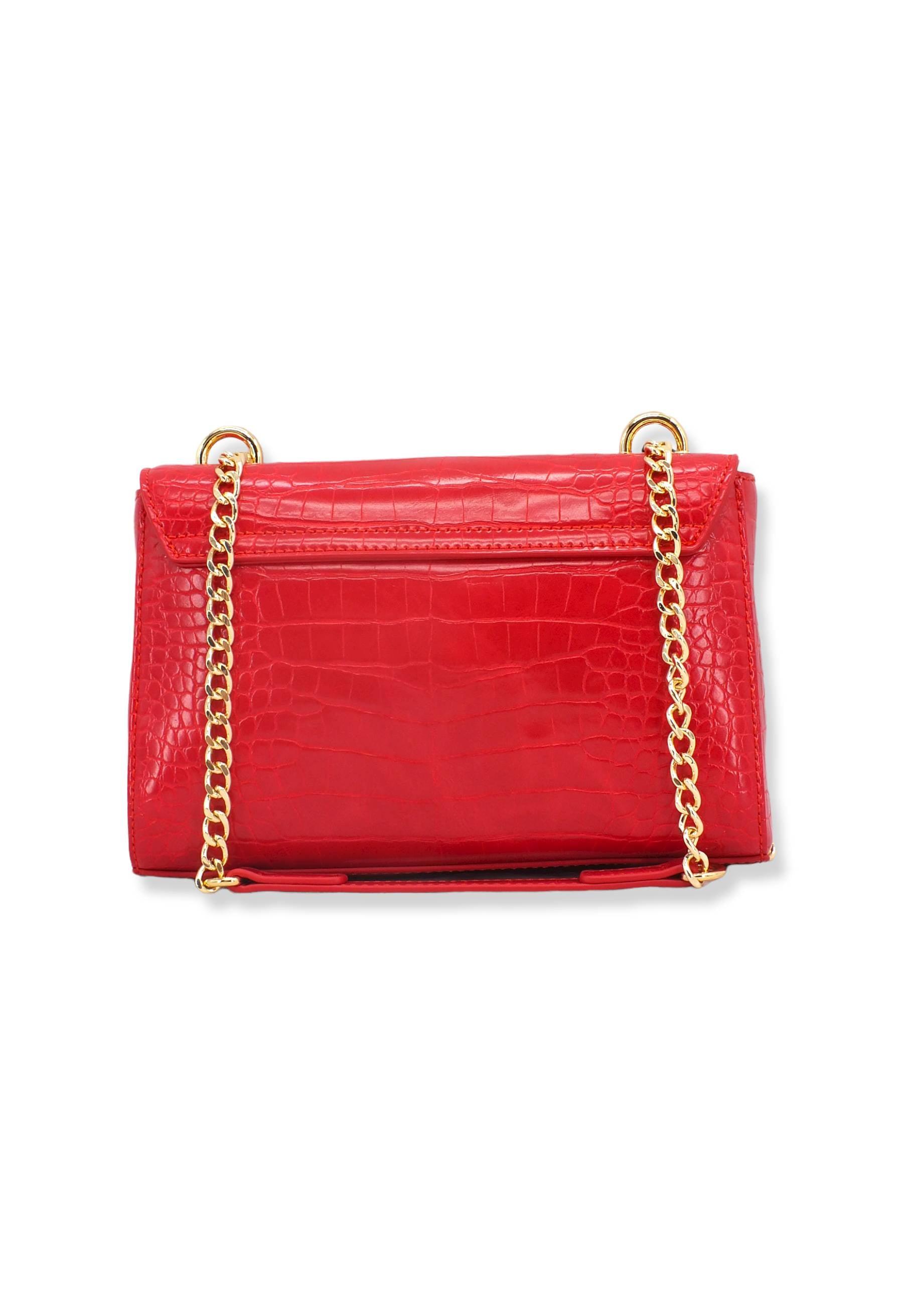 LOVE MOSCHINO Borsa Tracolla Crossbody Stampa Coccodrillo Rossa JC4070PP1FLF0500 - Sandrini Calzature e Abbigliamento