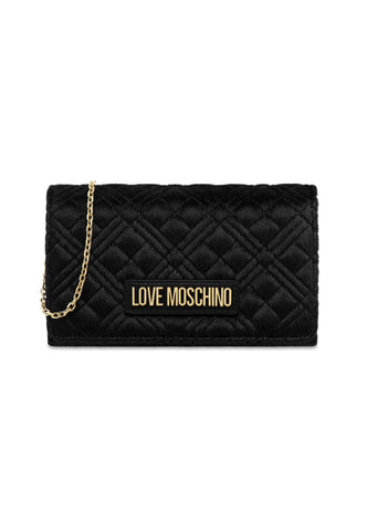 LOVE MOSCHINO Borsa Tracolla Crossbody Tessuto Nero JC4079PP1HLB100A - Sandrini Calzature e Abbigliamento