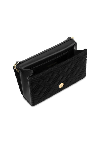 LOVE MOSCHINO Borsa Tracolla Crossbody Tessuto Nero JC4079PP1HLB100A - Sandrini Calzature e Abbigliamento