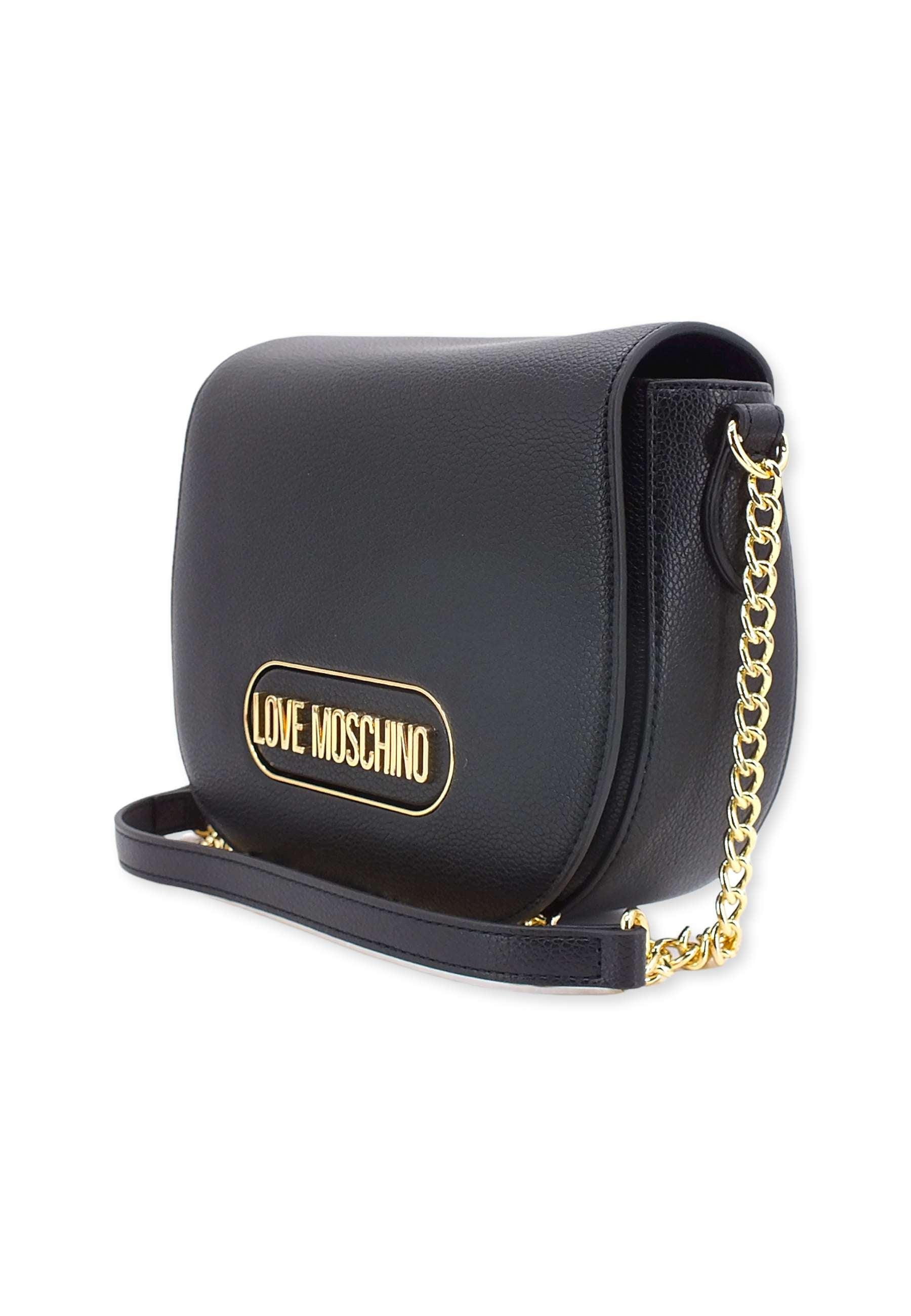LOVE MOSCHINO Borsa Tracolla Crossbody Tonda Nero JC4406PP0FKP0000 - Sandrini Calzature e Abbigliamento