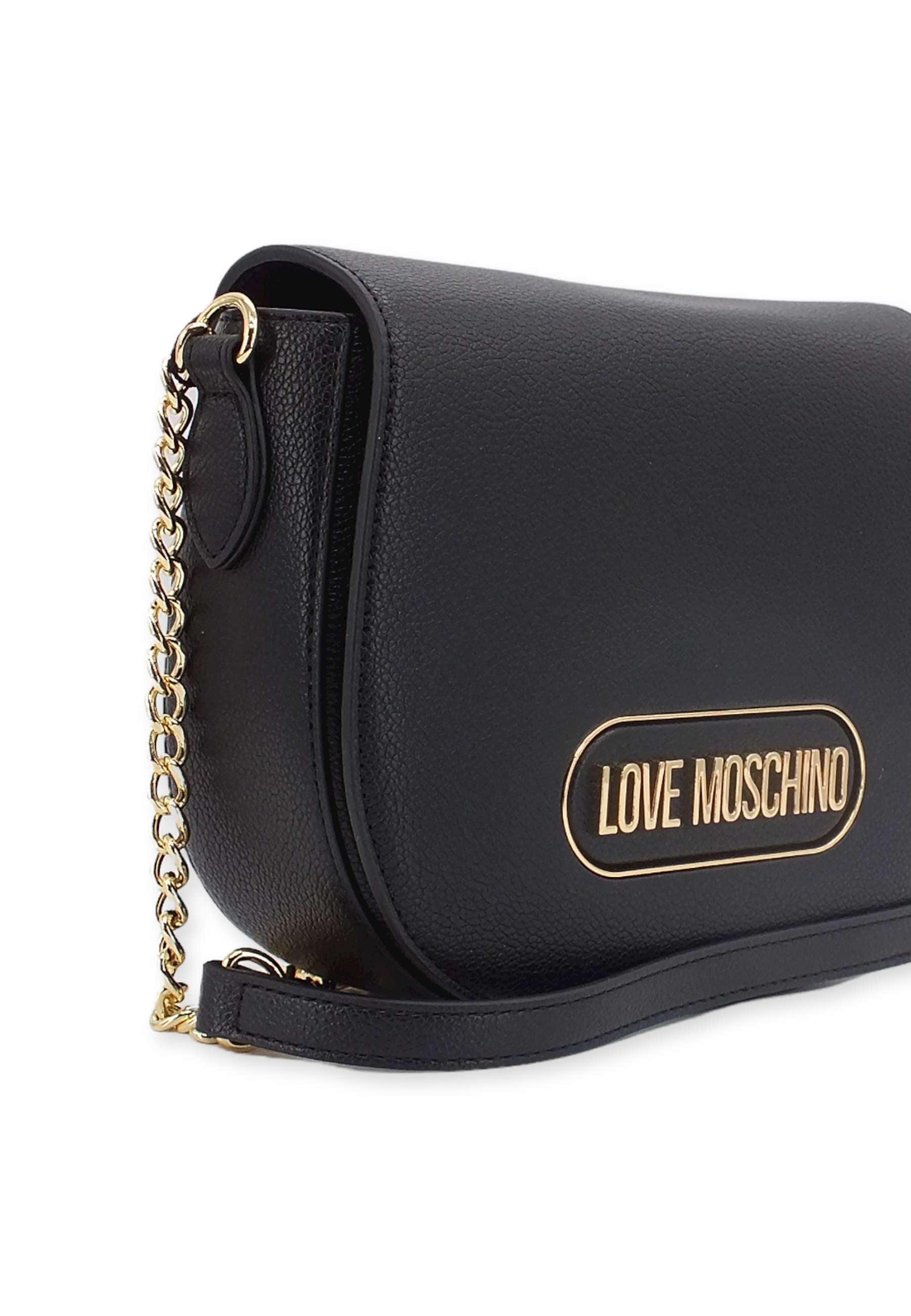 LOVE MOSCHINO Borsa Tracolla Crossbody Tonda Nero JC4406PP0FKP0000 - Sandrini Calzature e Abbigliamento