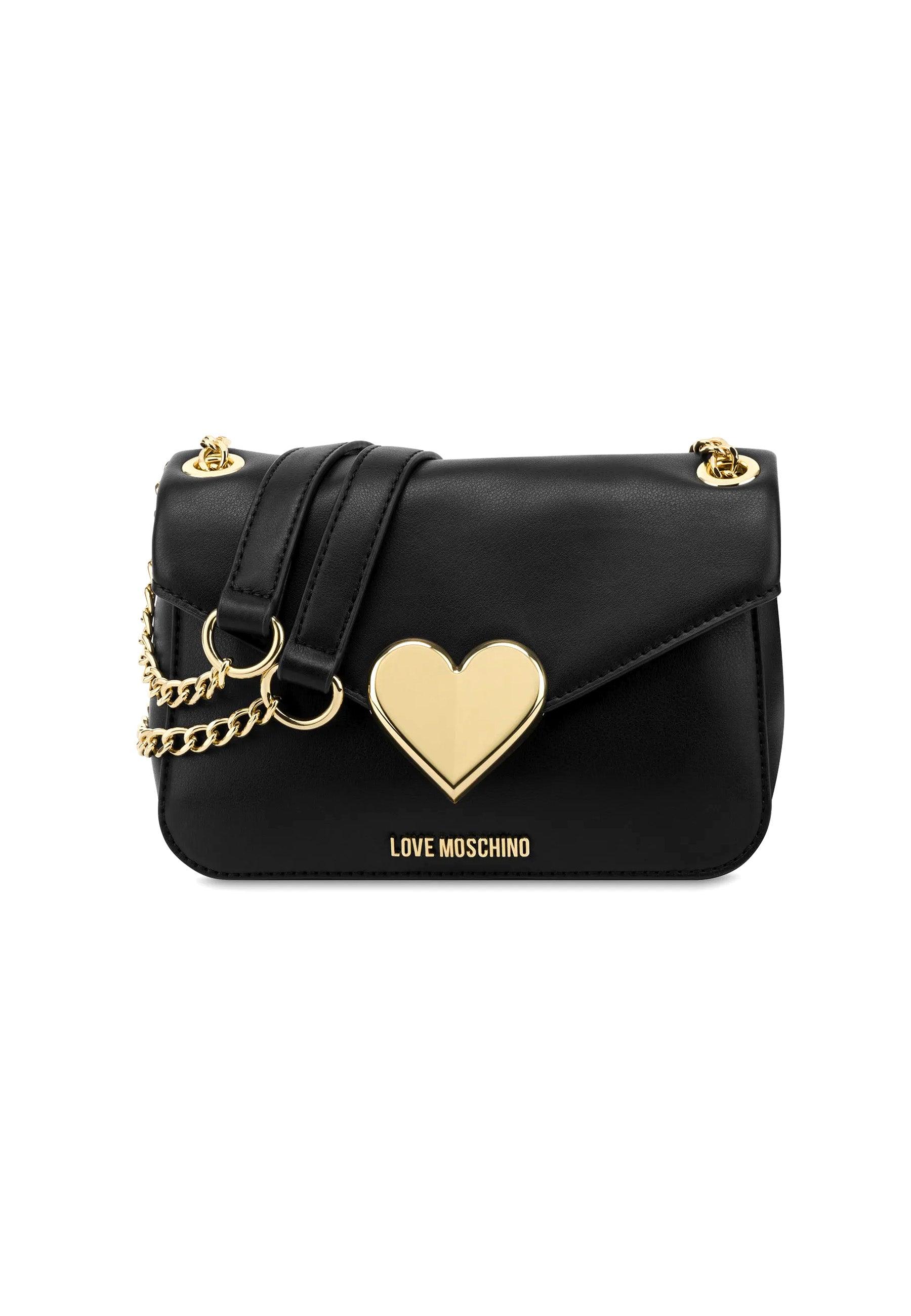 LOVE MOSCHINO Borsa Tracolla Cuore Nero JC4073PP1HLC0000 - Sandrini Calzature e Abbigliamento