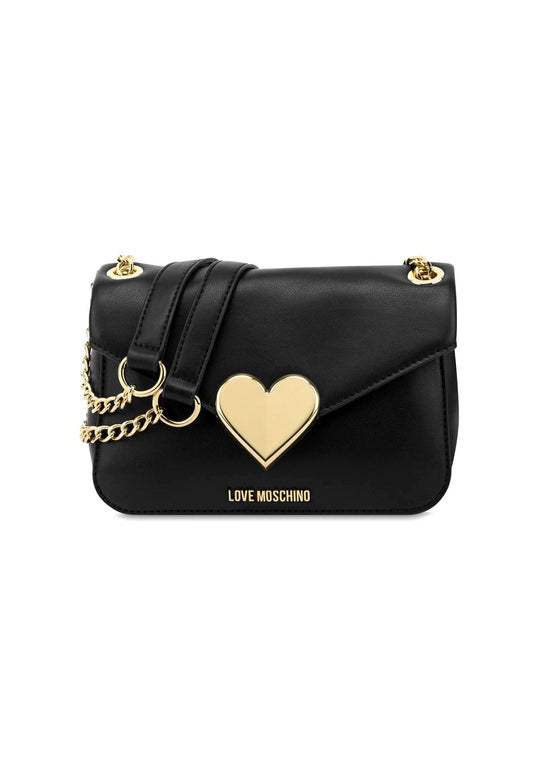 LOVE MOSCHINO Borsa Tracolla Cuore Nero JC4073PP1HLC0000 - Sandrini Calzature e Abbigliamento