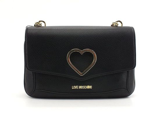 LOVE MOSCHINO Borsa Tracolla Cuore Nero JC4303PP0DKM0000 - Sandrini Calzature e Abbigliamento