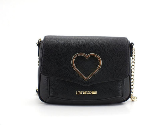 LOVE MOSCHINO Borsa Tracolla Cuore Nero JC4320PP0DKP100A - Sandrini Calzature e Abbigliamento