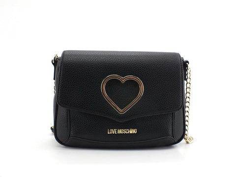 LOVE MOSCHINO Borsa Tracolla Cuore Nero JC4320PP0DKP100A - Sandrini Calzature e Abbigliamento