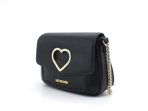 LOVE MOSCHINO Borsa Tracolla Cuore Nero JC4320PP0DKP100A - Sandrini Calzature e Abbigliamento