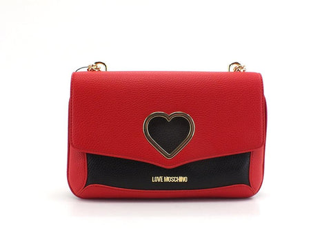 LOVE MOSCHINO Borsa Tracolla Cuore Rosso Nero JC4318PP0DKP150A - Sandrini Calzature e Abbigliamento