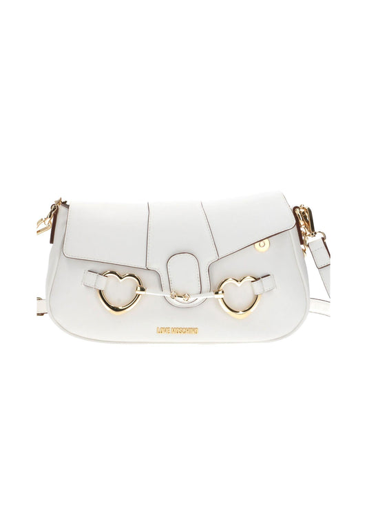 LOVE MOSCHINO Borsa Tracolla Cuori Bianco JC4128PP1GLI1100 - Sandrini Calzature e Abbigliamento