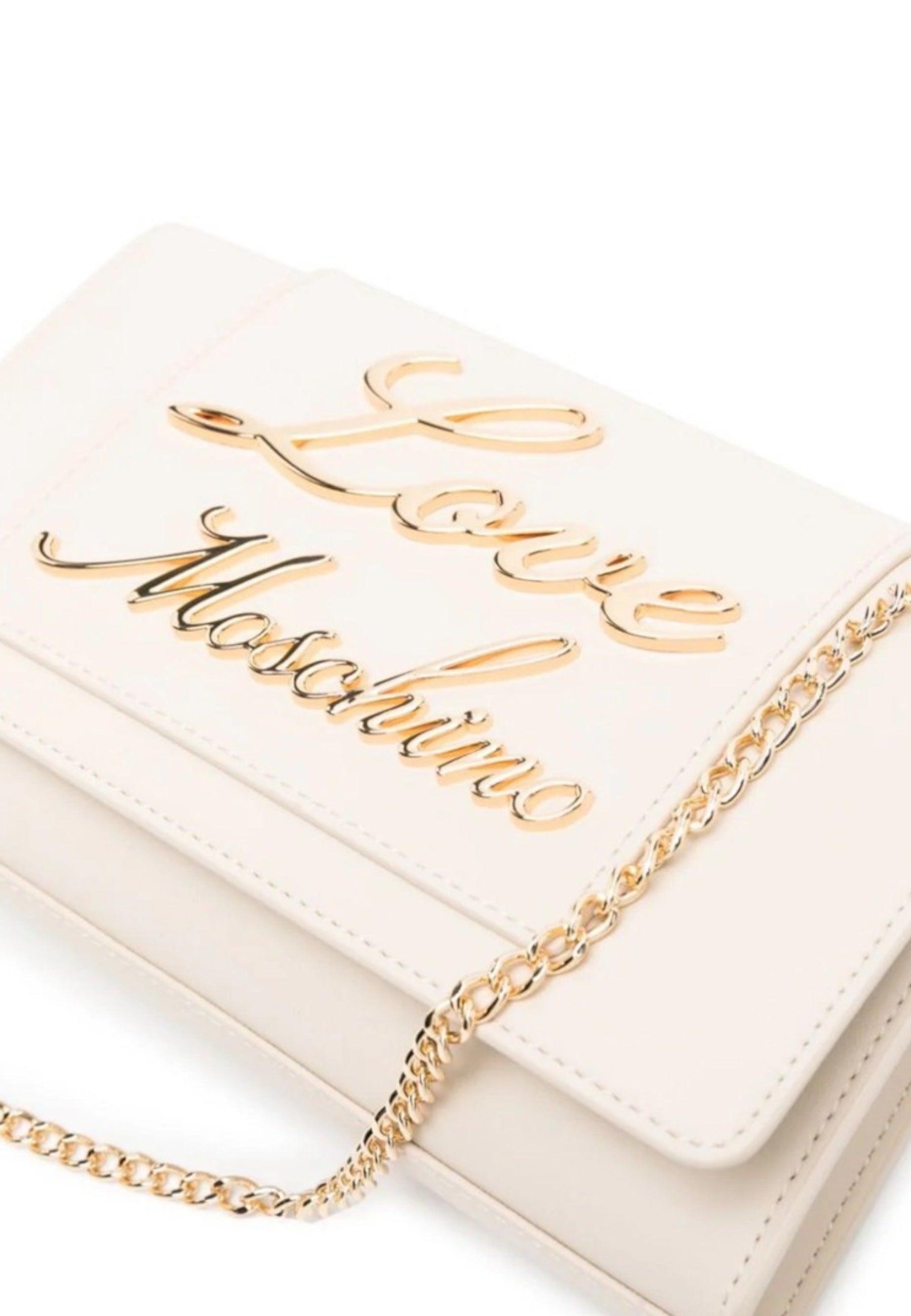 LOVE MOSCHINO Borsa Tracolla Donna Avorio JC4121PP1ILM0110 - Sandrini Calzature e Abbigliamento