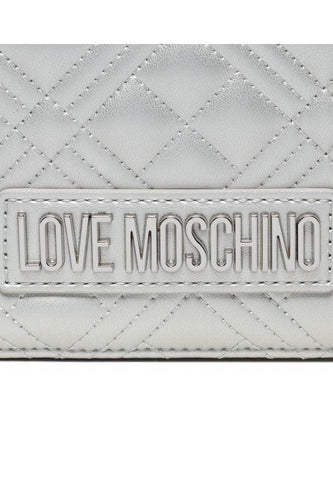 LOVE MOSCHINO Borsa Tracolla Donna Logo Argento JC4079PP1FLA0902 - Sandrini Calzature e Abbigliamento