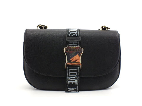 LOVE MOSCHINO Borsa Tracolla Fibbia Nero JC4311PP0DKO0000 - Sandrini Calzature e Abbigliamento