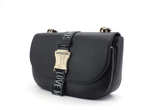 LOVE MOSCHINO Borsa Tracolla Fibbia Nero JC4311PP0DKO0000 - Sandrini Calzature e Abbigliamento