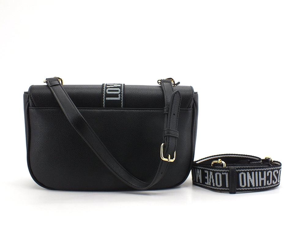 LOVE MOSCHINO Borsa Tracolla Fibbia Nero JC4311PP0DKO0000 - Sandrini Calzature e Abbigliamento