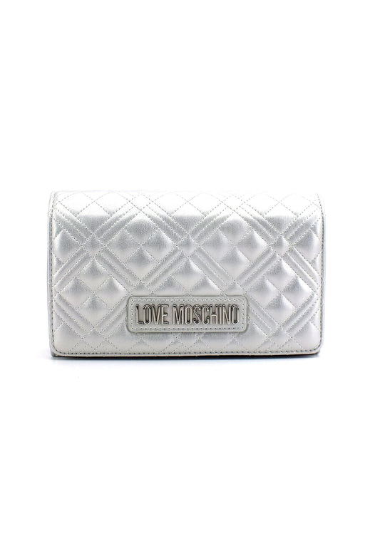 LOVE MOSCHINO Borsa Tracolla Flap Argento JC4079PP1GLA902 - Sandrini Calzature e Abbigliamento