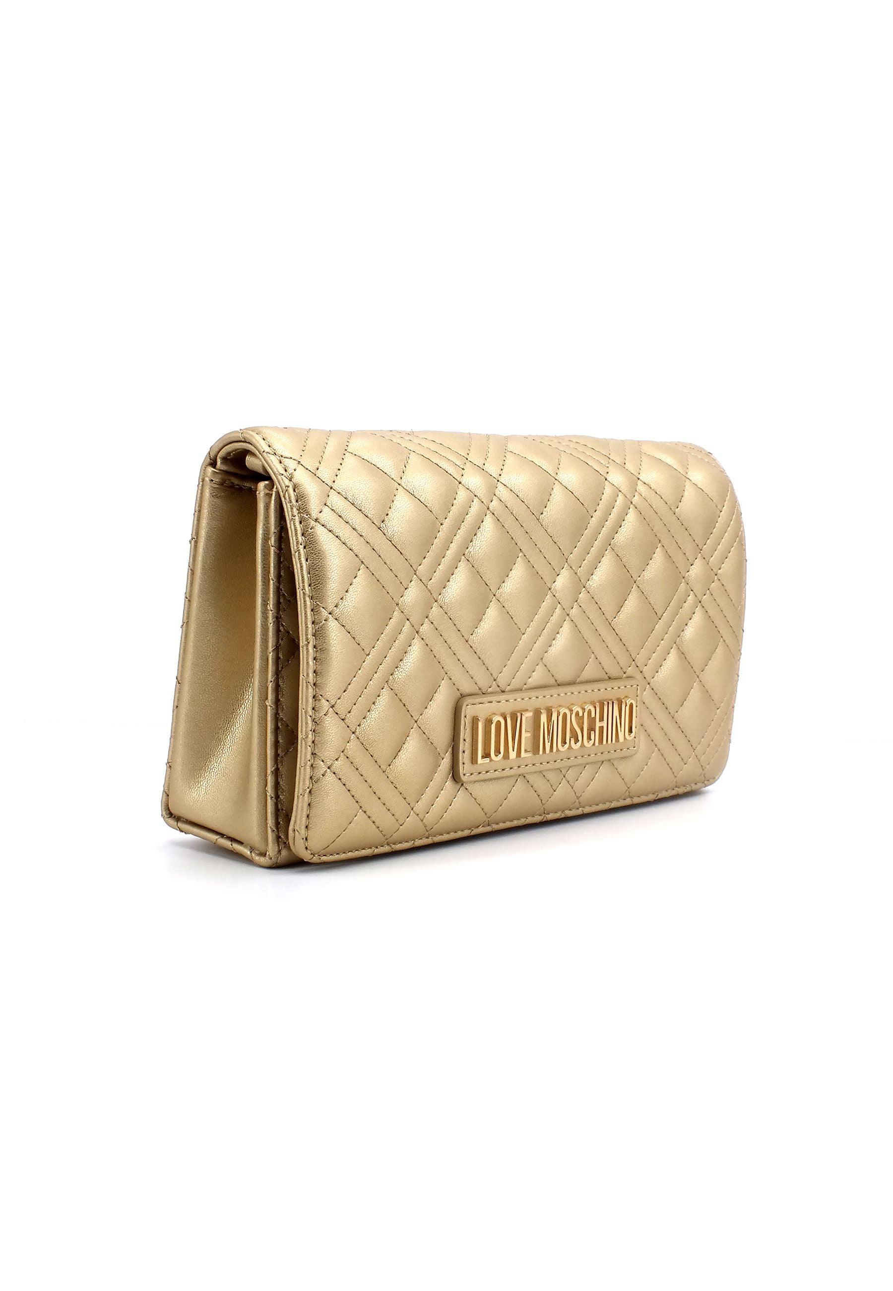LOVE MOSCHINO Borsa Tracolla Flap Oro JC4079PP1GLA901 - Sandrini Calzature e Abbigliamento
