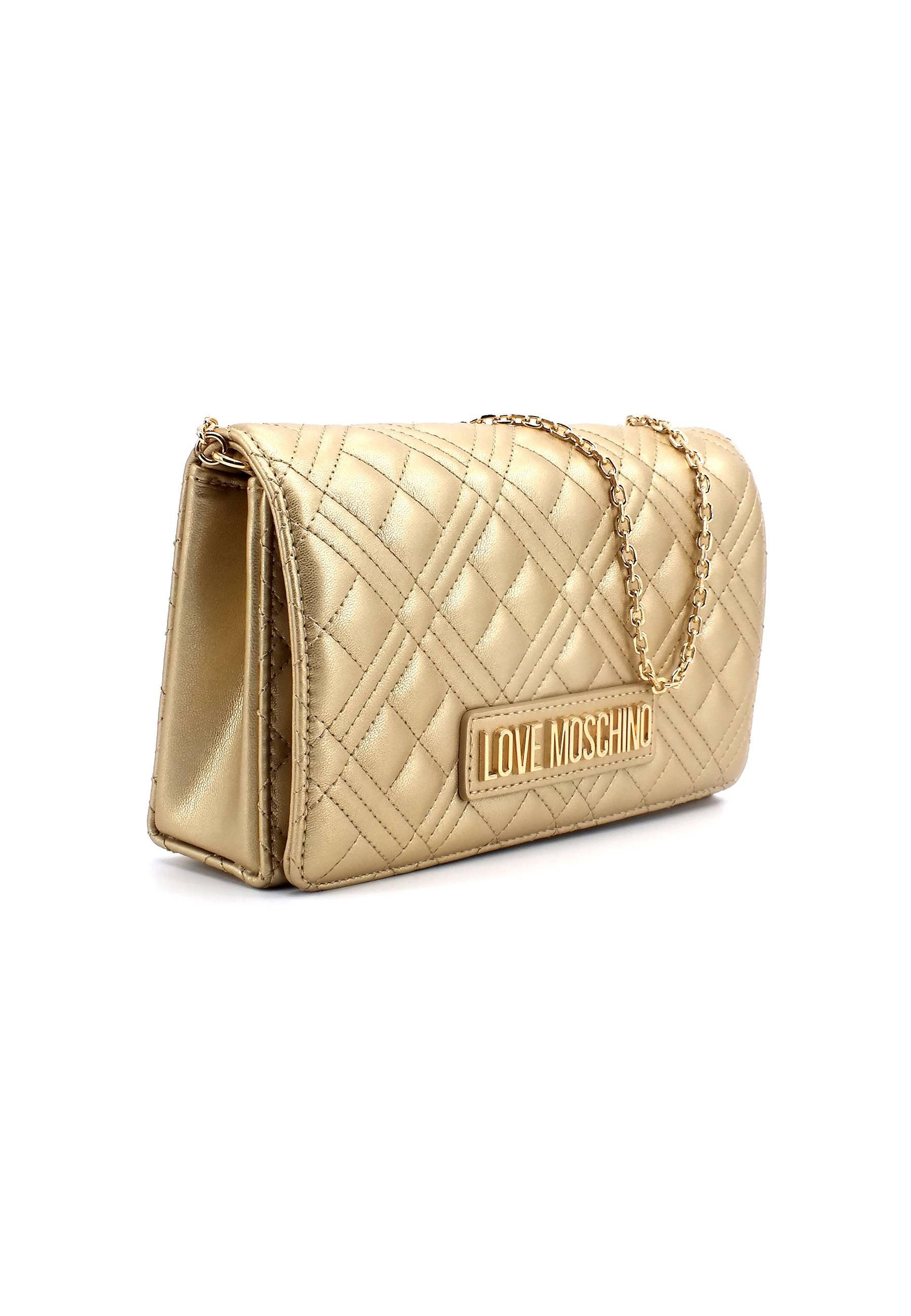 LOVE MOSCHINO Borsa Tracolla Flap Oro JC4079PP1GLA901 - Sandrini Calzature e Abbigliamento