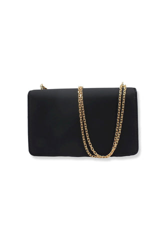 LOVE MOSCHINO Borsa Tracolla Lamè Gold Nero JC4096PP1FLM0000 - Sandrini Calzature e Abbigliamento