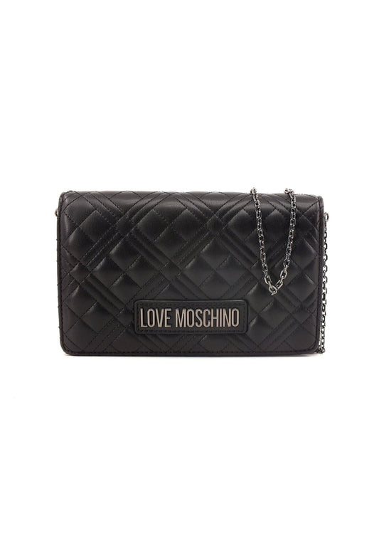 LOVE MOSCHINO Borsa Tracolla Nero Canna di Fucile JC4079PP0HLA000A - Sandrini Calzature e Abbigliamento
