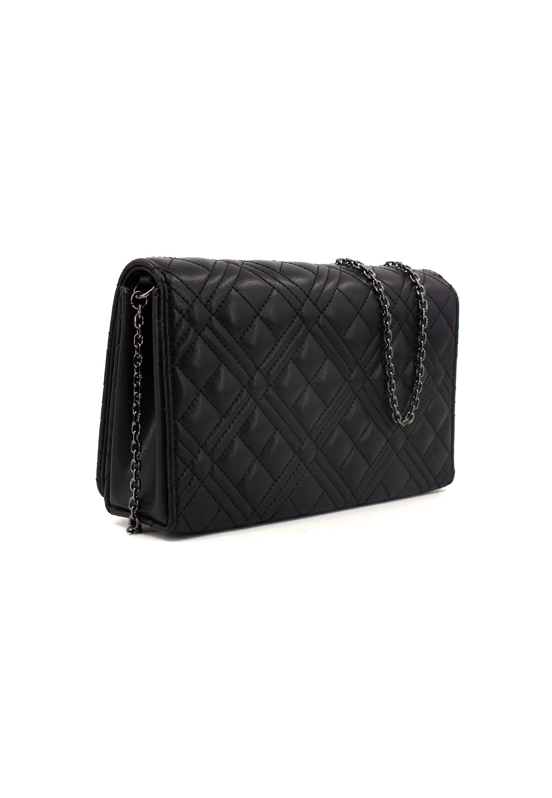 LOVE MOSCHINO Borsa Tracolla Nero Canna di Fucile JC4079PP0HLA000A - Sandrini Calzature e Abbigliamento