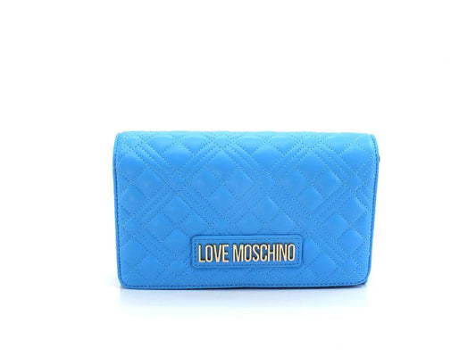 LOVE MOSCHINO Borsa Tracolla Pochette Logo Blu Oceano JC4079PP0ELA0753 - Sandrini Calzature e Abbigliamento