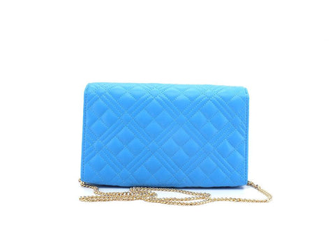 LOVE MOSCHINO Borsa Tracolla Pochette Logo Blu Oceano JC4079PP0ELA0753 - Sandrini Calzature e Abbigliamento