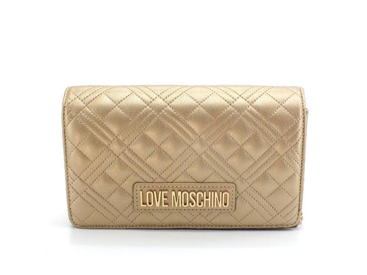 LOVE MOSCHINO Borsa Tracolla Pochette Logo Oro JC4079PP0ELA0901 - Sandrini Calzature e Abbigliamento