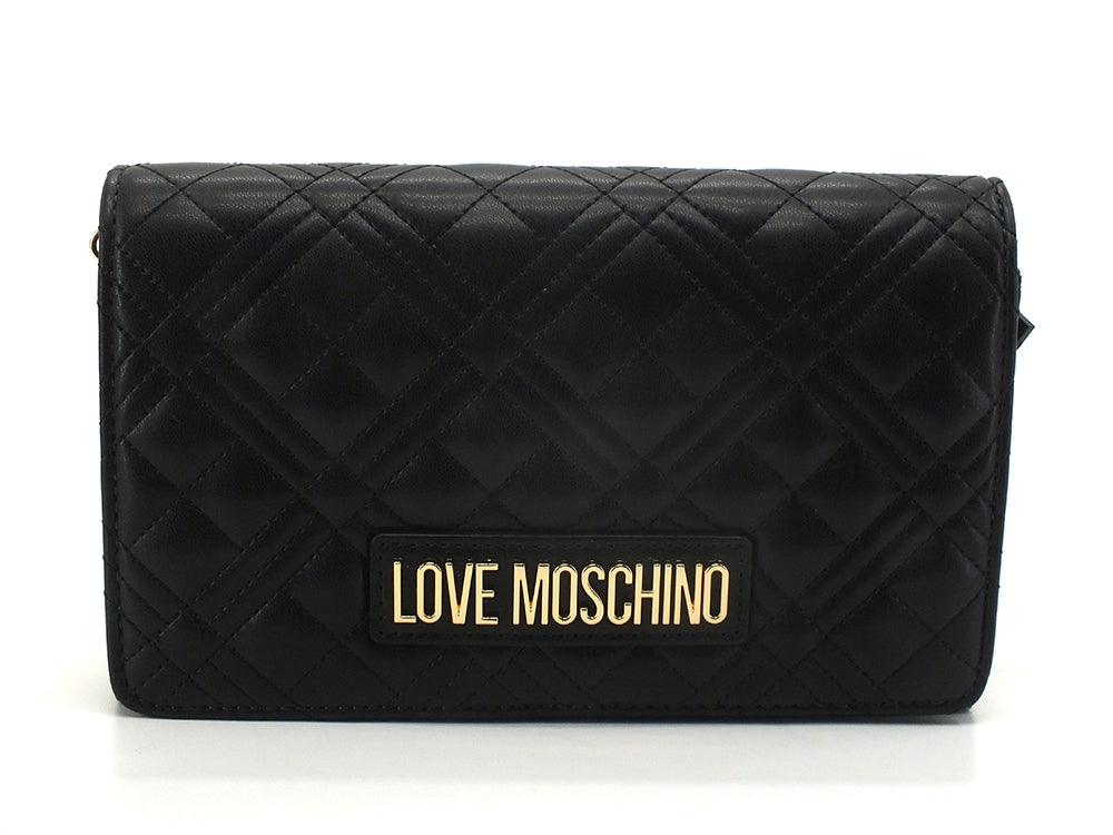 LOVE MOSCHINO Borsa Tracolla Pochette Quilted Nero JC4079PP0ELA0000 - Sandrini Calzature e Abbigliamento