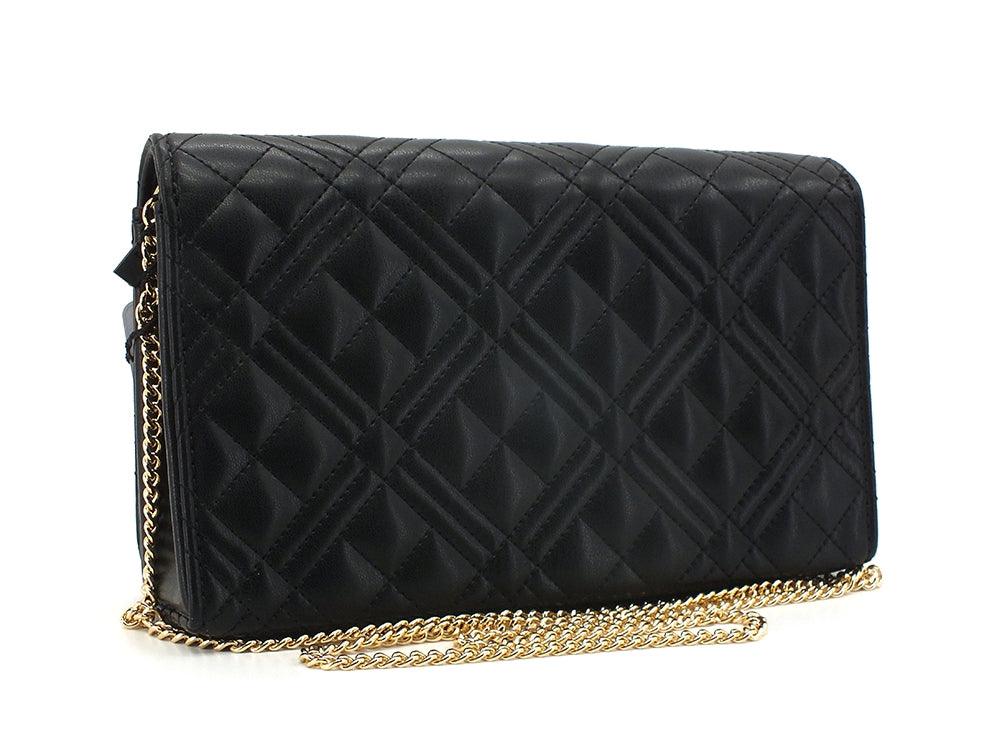 LOVE MOSCHINO Borsa Tracolla Pochette Quilted Nero JC4079PP0ELA0000 - Sandrini Calzature e Abbigliamento