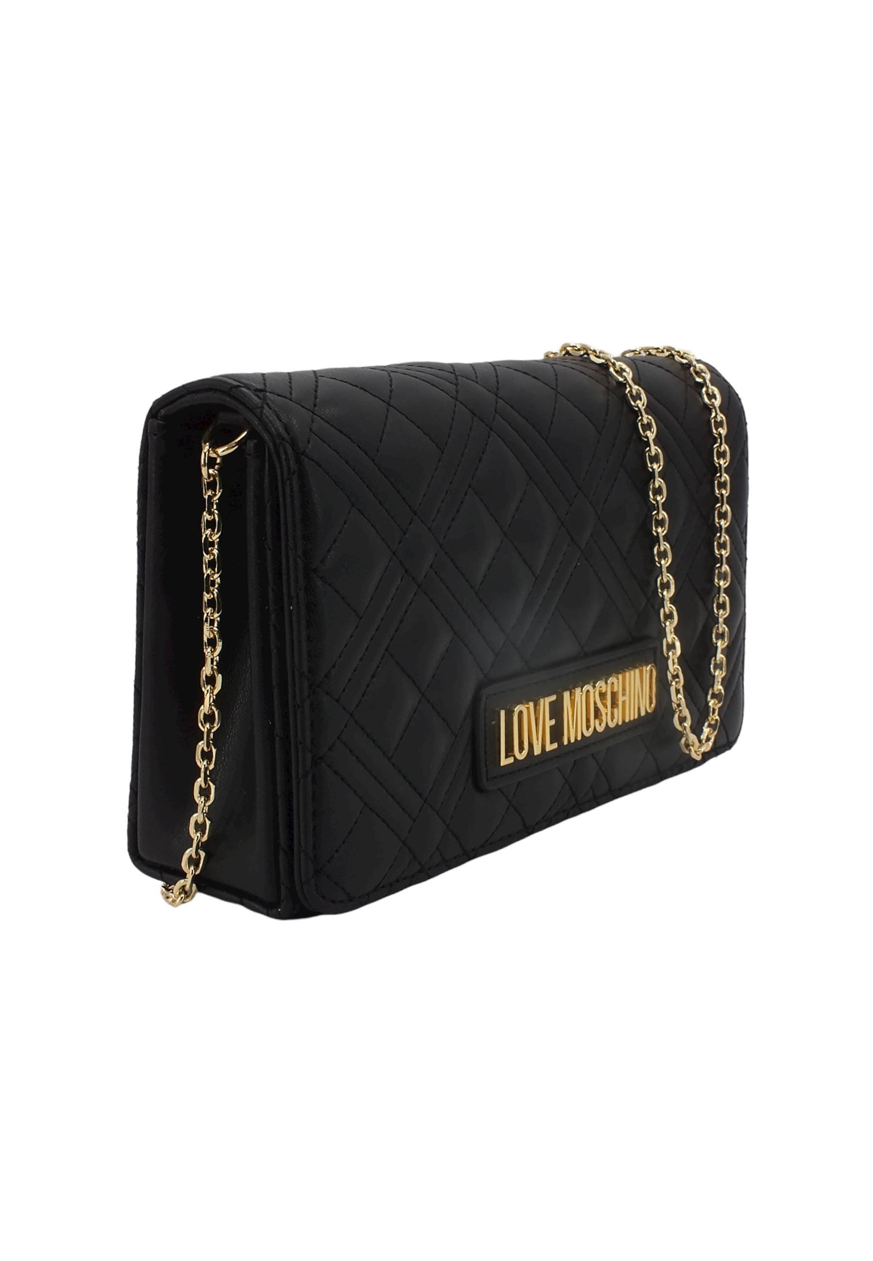 LOVE MOSCHINO Borsa Tracolla Quilted Nero JC4079PP1FLA0000 - Sandrini Calzature e Abbigliamento