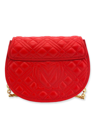 LOVE MOSCHINO Borsa Tracolla Saddle Rosso JC4322PP0FLA0500 - Sandrini Calzature e Abbigliamento