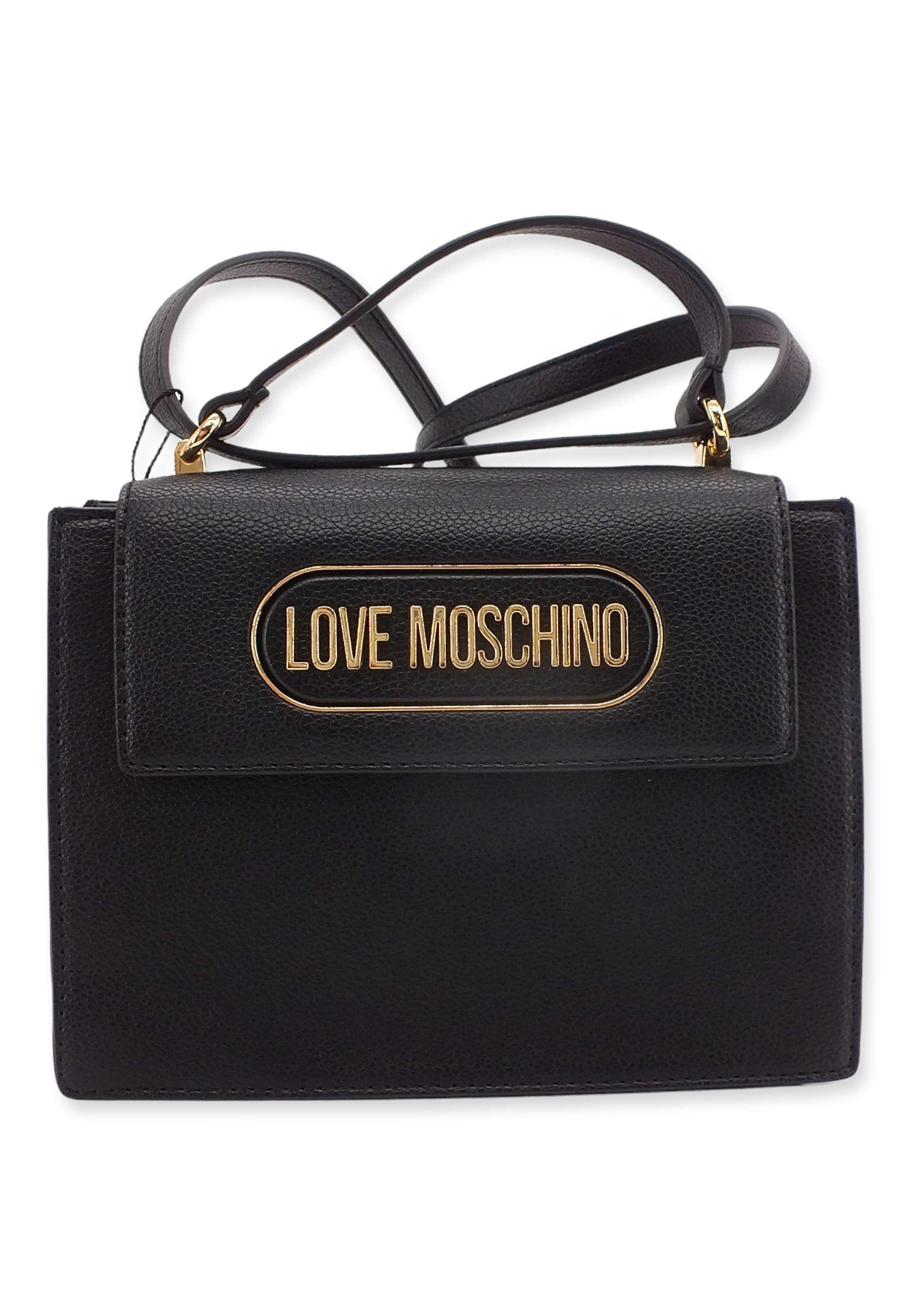 LOVE MOSCHINO Borsa Tracolla Satchel Nero JC4400PP0FKP0000 - Sandrini Calzature e Abbigliamento