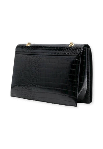 LOVE MOSCHINO Borsa Tracolla Stile Coccodrillo Nero JC4423PP0FKS0000 - Sandrini Calzature e Abbigliamento