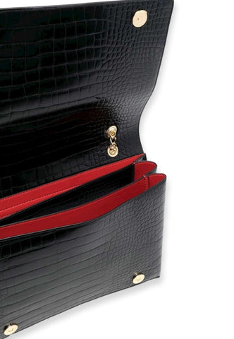 LOVE MOSCHINO Borsa Tracolla Stile Coccodrillo Nero JC4423PP0FKS0000 - Sandrini Calzature e Abbigliamento
