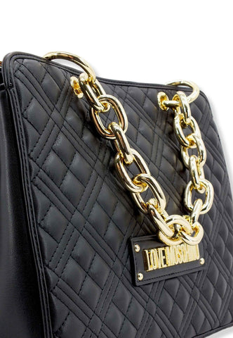 LOVE MOSCHINO Borsa Tracolla Tote Chunky Nera JC4025PP1FLA0000 - Sandrini Calzature e Abbigliamento