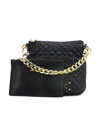 LOVE MOSCHINO Borsa Tracolla Tote Mini Nero JC4019PP1GLA0000 - Sandrini Calzature e Abbigliamento