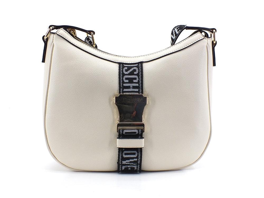 LOVE MOSCHINO Borsa Tracolla Zip Avorio JC4315PP0DKO0110 - Sandrini Calzature e Abbigliamento