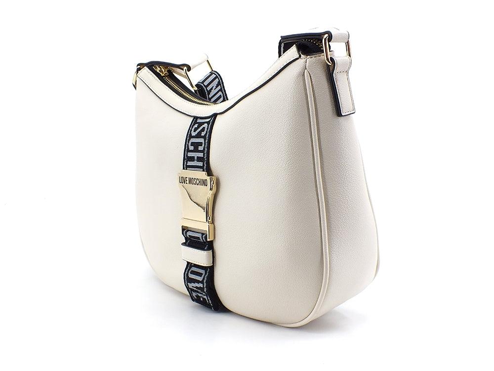 LOVE MOSCHINO Borsa Tracolla Zip Avorio JC4315PP0DKO0110 - Sandrini Calzature e Abbigliamento