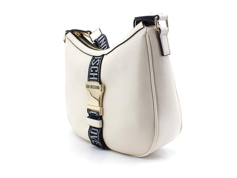LOVE MOSCHINO Borsa Tracolla Zip Avorio JC4315PP0DKO0110 - Sandrini Calzature e Abbigliamento