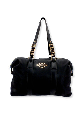LOVE MOSCHINO Borsa Weekender Large Nylon Donna Nero JC4060PP1FLE100A - Sandrini Calzature e Abbigliamento