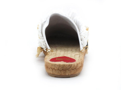 LOVE MOSCHINO Ciabatta Espadrillas 25 Crosta Raffia Bianco JA10412G0CJG0100 - Sandrini Calzature e Abbigliamento