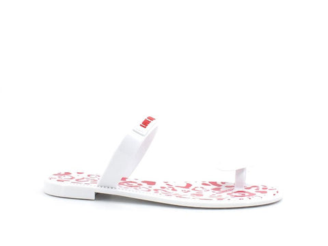 LOVE MOSCHINO Ciabatta Sabot Jelly 15 Infrapollice Cuori Bianco JA28151G0CJS0100 - Sandrini Calzature e Abbigliamento