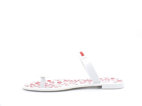 LOVE MOSCHINO Ciabatta Sabot Jelly 15 Infrapollice Cuori Bianco JA28151G0CJS0100 - Sandrini Calzature e Abbigliamento