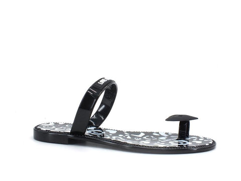 LOVE MOSCHINO Ciabatta Sabot Jelly 15 Infrapollice White Nero JA28151C0CJS0000 - Sandrini Calzature e Abbigliamento