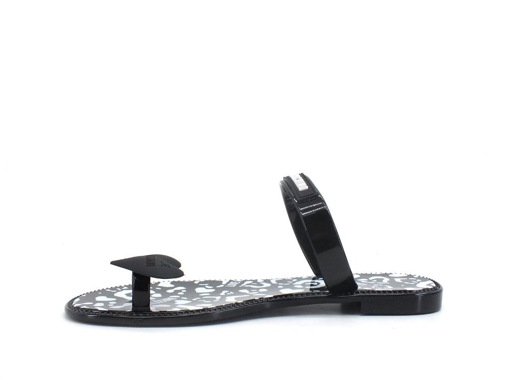 LOVE MOSCHINO Ciabatta Sabot Jelly 15 Infrapollice White Nero JA28151C0CJS0000 - Sandrini Calzature e Abbigliamento