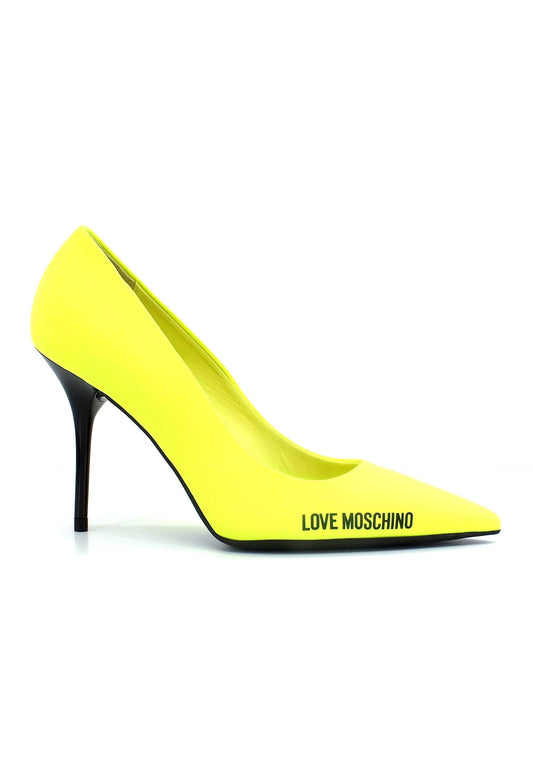 Scopri LOVE MOSCHINO Décolléte Donna Giallo Fluo JA10089G1GIM5400