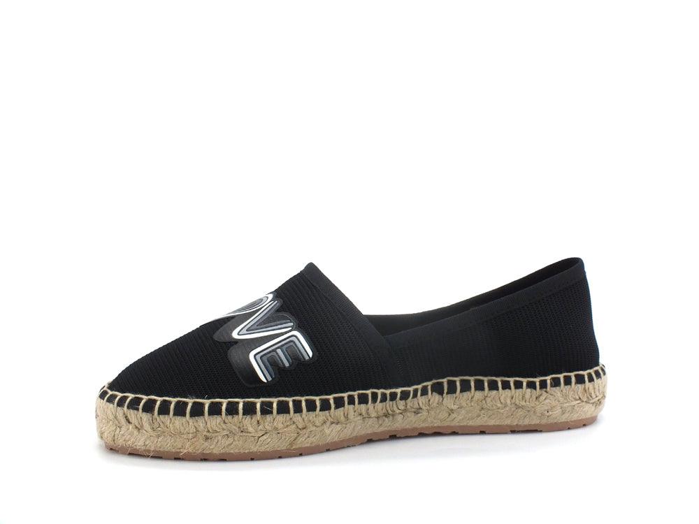 LOVE MOSCHINO Espadrillas Rete Corda Nero JA10192G0EJI0000 - Sandrini Calzature e Abbigliamento