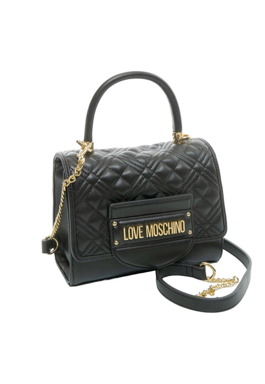 LOVE MOSCHINO Hand Bag Borsa Donna Nero Gold JC4055PP1ILA0000 - Sandrini Calzature e Abbigliamento